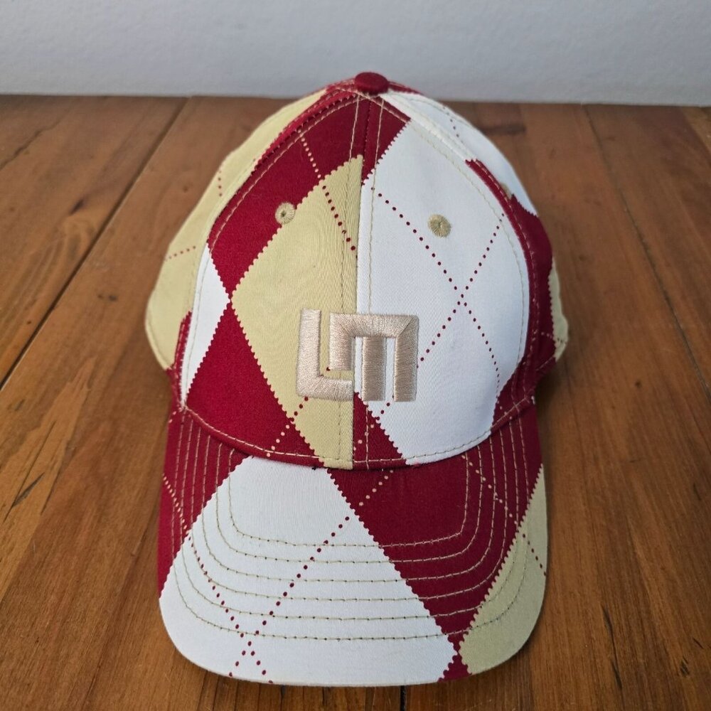 Loudmouth Argyle Pattern Adjustable Baseball Cap - image 1